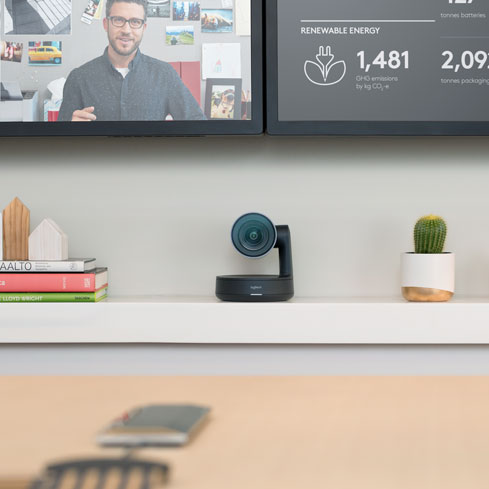 Logitech solutions empower workplace collaboration.