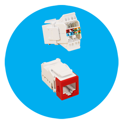 Copper & Fiber Connectivity Jack Assemblies