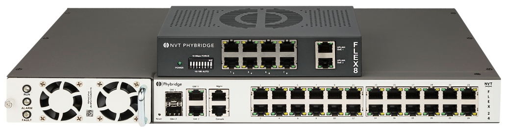 NVT Phybridge FLEX – Long Reach PoE over Multi-Pair UTP